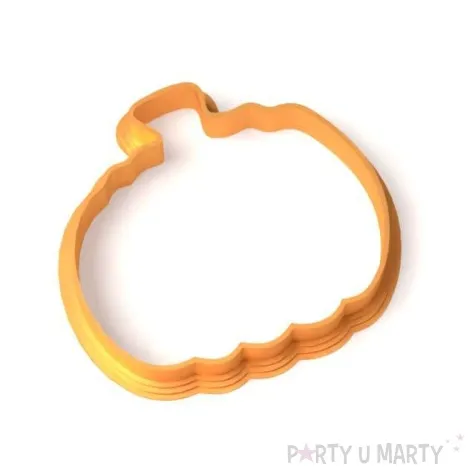 foremka halloween dynia obrys mini 68x63 mm pomaranczowa metaliczna