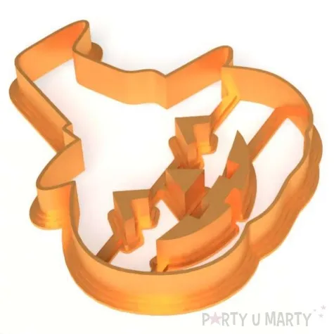 foremka halloween dynia w kapeluszu 93x80 mm pomaranczowa metaliczna