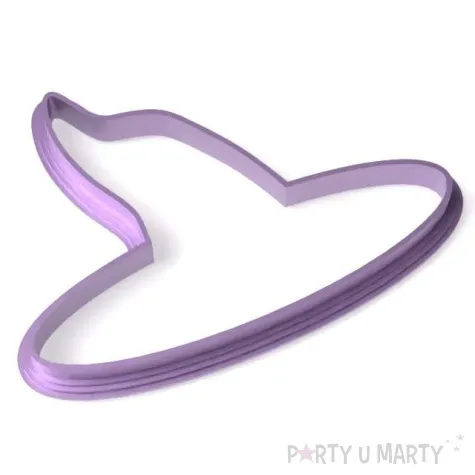 foremka halloween kapelusz z fikusnym czubkiem 71x98 mm fioletowa metaliczna