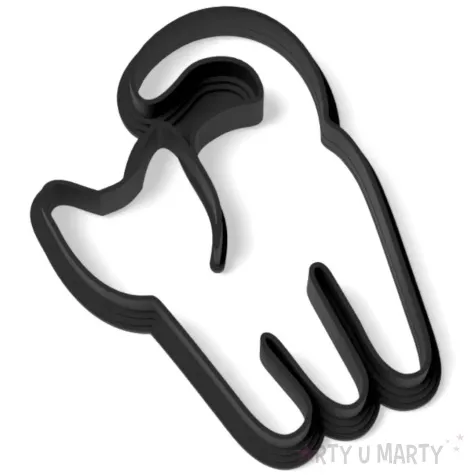 foremka halloween kot 66x87 mm czarna