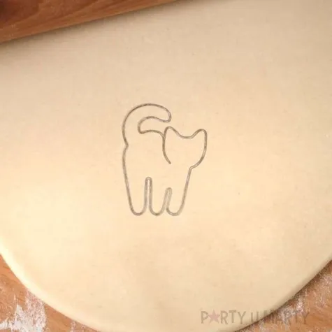 foremka halloween kot 66x87 mm czarna