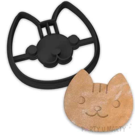 foremka halloween kot ryszard 79x71 mm czarny