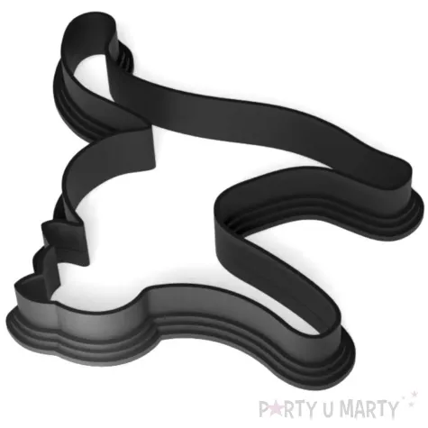 foremka halloween kot wystraszony 98x12 mm czarna