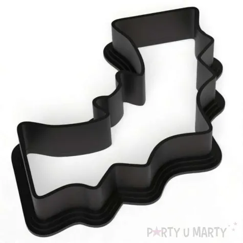 foremka halloween nietoperz gacek 88x51 mm czarna metaliczna