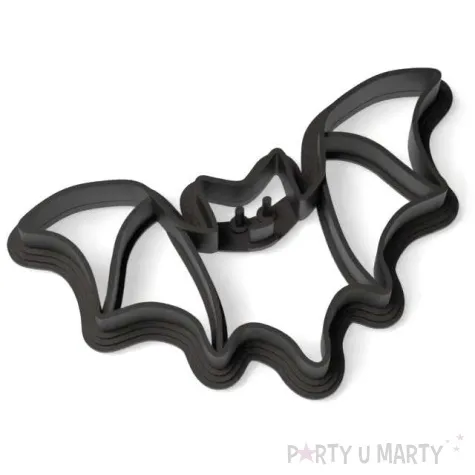 foremka halloween nietoperz wieczorek 53x88mm czarna metaliczna