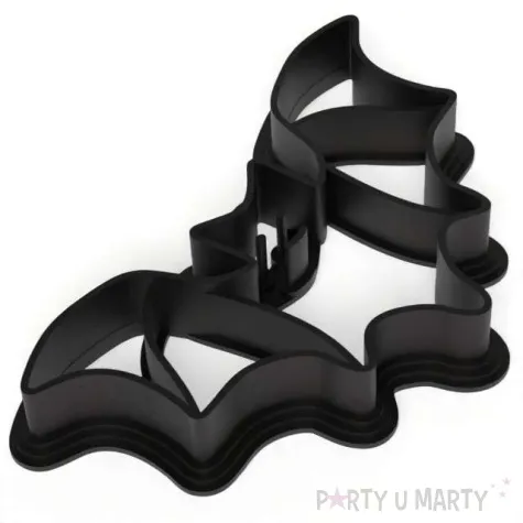 foremka halloween nietoperz wieczorek 53x88mm czarna metaliczna