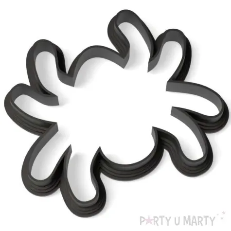 foremka halloween obrys pajaka 73x86 mm czarna metaliczna