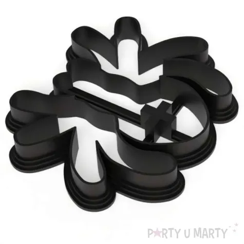 foremka halloween pajaczek uroczy 73x86 mm czarna metaliczna