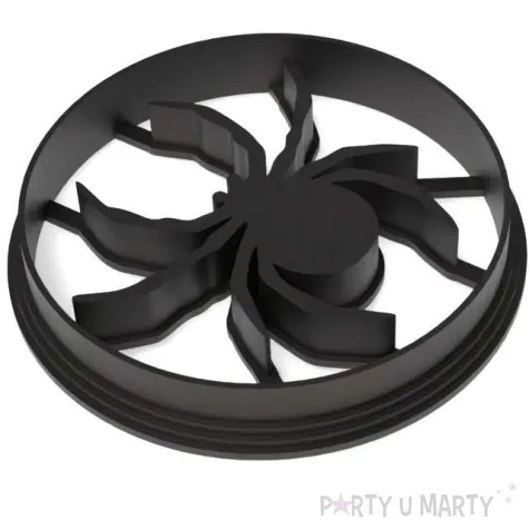 foremka halloween pajak katnik 78x78mm czarne metaliczne