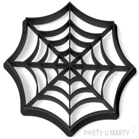 foremka halloween pajeczyna 87x87mm czarna