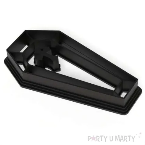 foremka halloween trumienka dwupoziomowa 48x92 mm czarna metaliczna