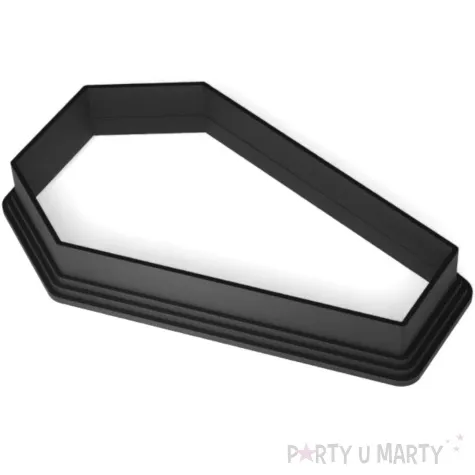 foremka halloween trumna obrys 54x83 mm czarna