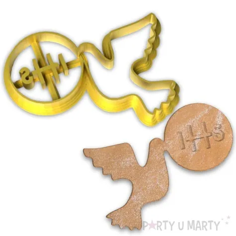 foremka komunia sw hostia 80x60 mm zlota