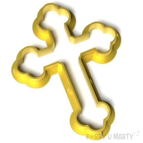 foremka komunia sw krzyz 64x85 mm zlota