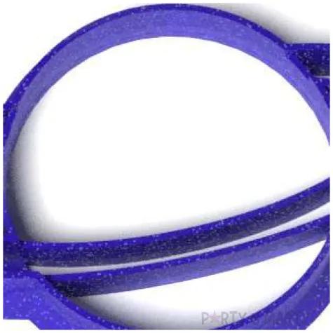 foremka kosmos saturn niebieska brokatowa 91x55 mm