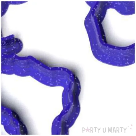 foremka kosmos ziemia niebieska brokatowa 78x78 mm