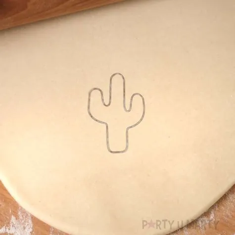 foremka meksykanskie party kaktus obrys 87x63 mm pomaranczowa