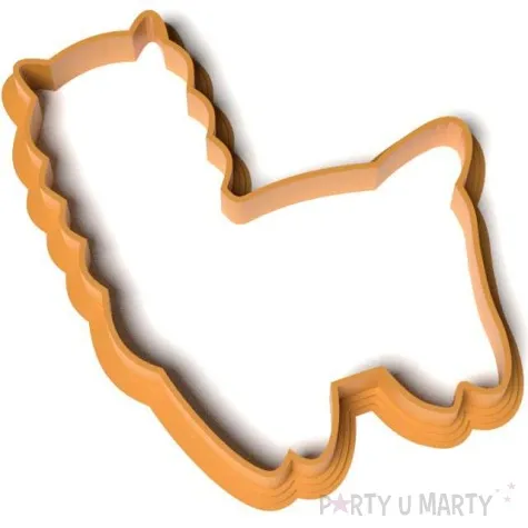 foremka meksykanskie party lama 74x87 mm pomaranczowa