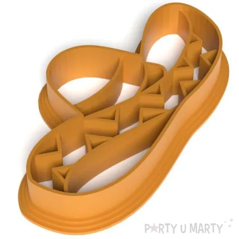 foremka meksykanskie party sombrero zdobione 93x63 mm pomaranczowa