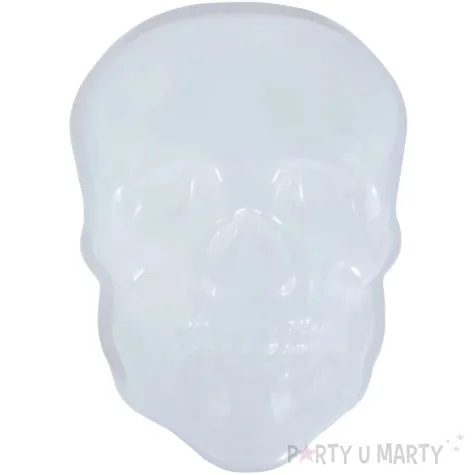 foremka na galaretke czaszka halloween bialy guirca 22x16