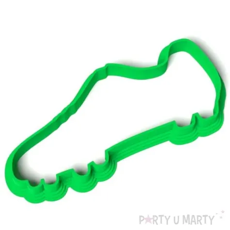 foremka pilka nozna but pilkarza 97x47 mm zielona