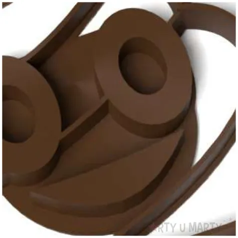 foremka poop kupa emoji usmiechnieta lux 91x86 mm brazowa