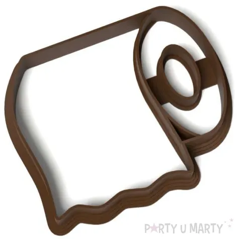 foremka poop papier toaletowy 81x68 mm brazowa