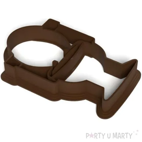 foremka poop toaleta wc 87x56 mm brazowa