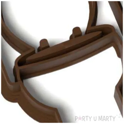 foremka poop toaleta wc 87x56 mm brazowa