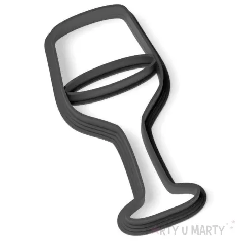 foremka sylwester kieliszek czarny 45x92 mm