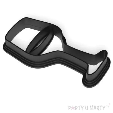 foremka sylwester kieliszek czarny 45x92 mm