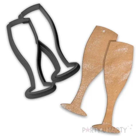 foremka sylwester kieliszki czarny 58x87 mm