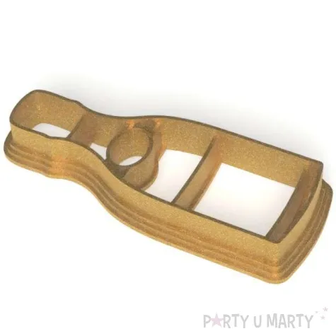 foremka sylwester szampan zloty 35x89 mm