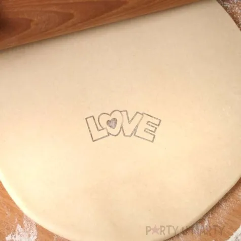 foremka walentynki love czerwona 100x50 mm