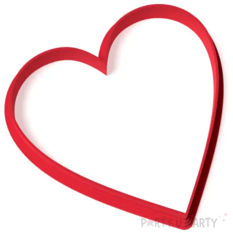 foremka walentynki serce classic l 93 x 88 mm czerwony