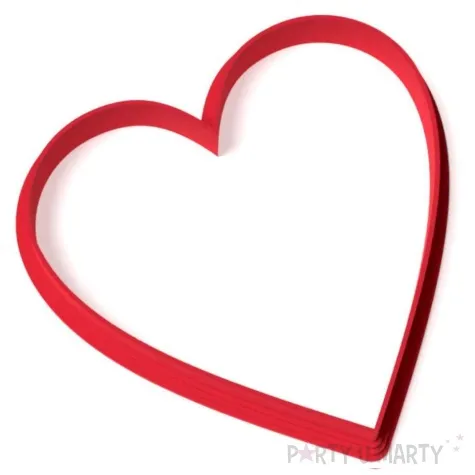 foremka walentynki serce classic m 78 x 74 mm czerwony