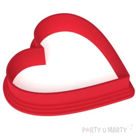 foremka walentynki serce classic s 63 x 60 mm czerwony