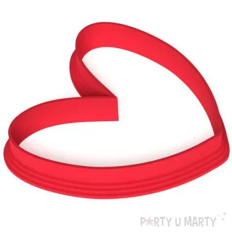 foremka walentynki serce vintage 78 x 71 mm czerwona