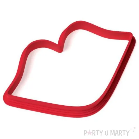 foremka walentynki usta czerwone 90x57 mm