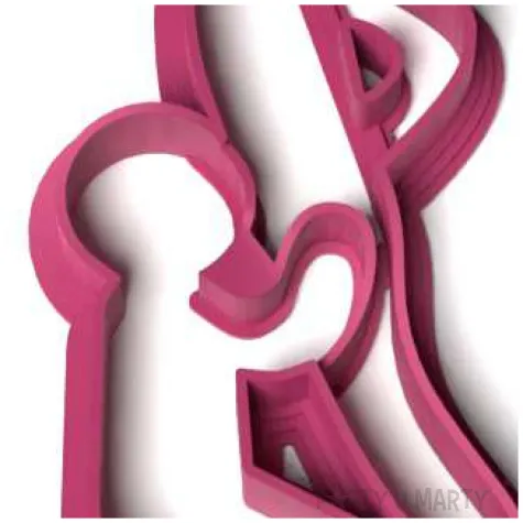 foremka wieczor panienski kamasutra lux 92x62 mm rozowa