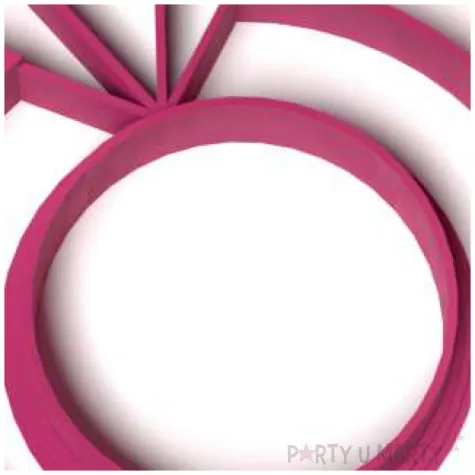 foremka wieczor panienski pierscionek z diamentem 78x98 mm rozowa