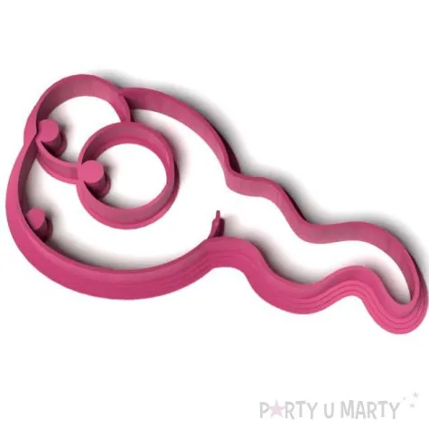 foremka wieczor panienski plemnik 106x53 mm rozowa