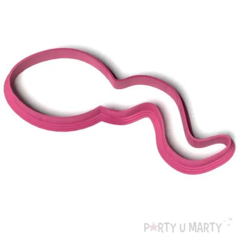 foremka wieczor panienski plemnik obrys 97x88 mm rozowa