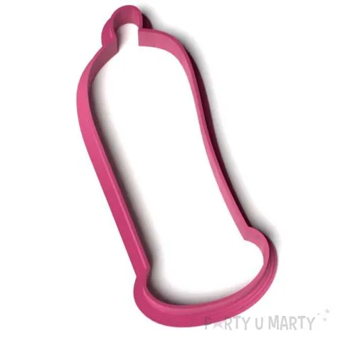 foremka wieczor panienski prezerwatywa obrys 102x44 mm rozowa