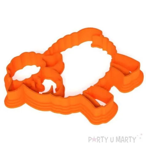 foremka wielkanoc baranek lux 76x86 mm pomaranczowa neonowa