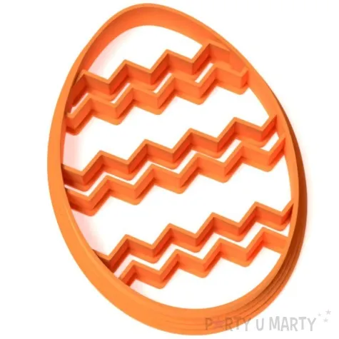 foremka wielkanoc jajko azurowe 66x87 mm pomaranczowa neonowa