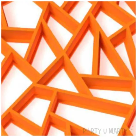 foremka wielkanoc jajko pisanka azurowe 65x87 mm pomaranczowa neonowa