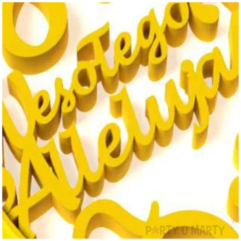 foremka wielkanoc jajko pisanka wesolego alleluja 67x88 mm zolta