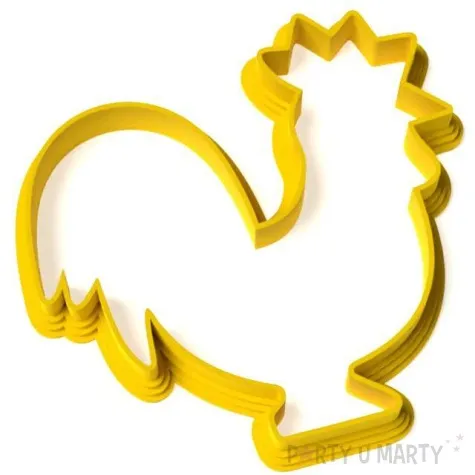 foremka wielkanoc kogut 83x90 mm zolty