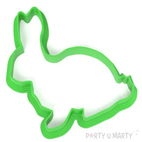 foremka wielkanoc zajac kicek 68x80 mm zielona